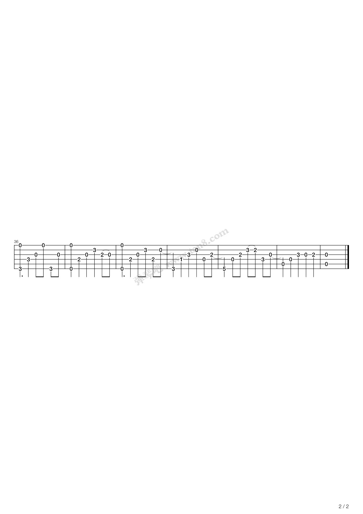 《Ramon no ki(罗门的钥匙)》吉他谱-C大调音乐网