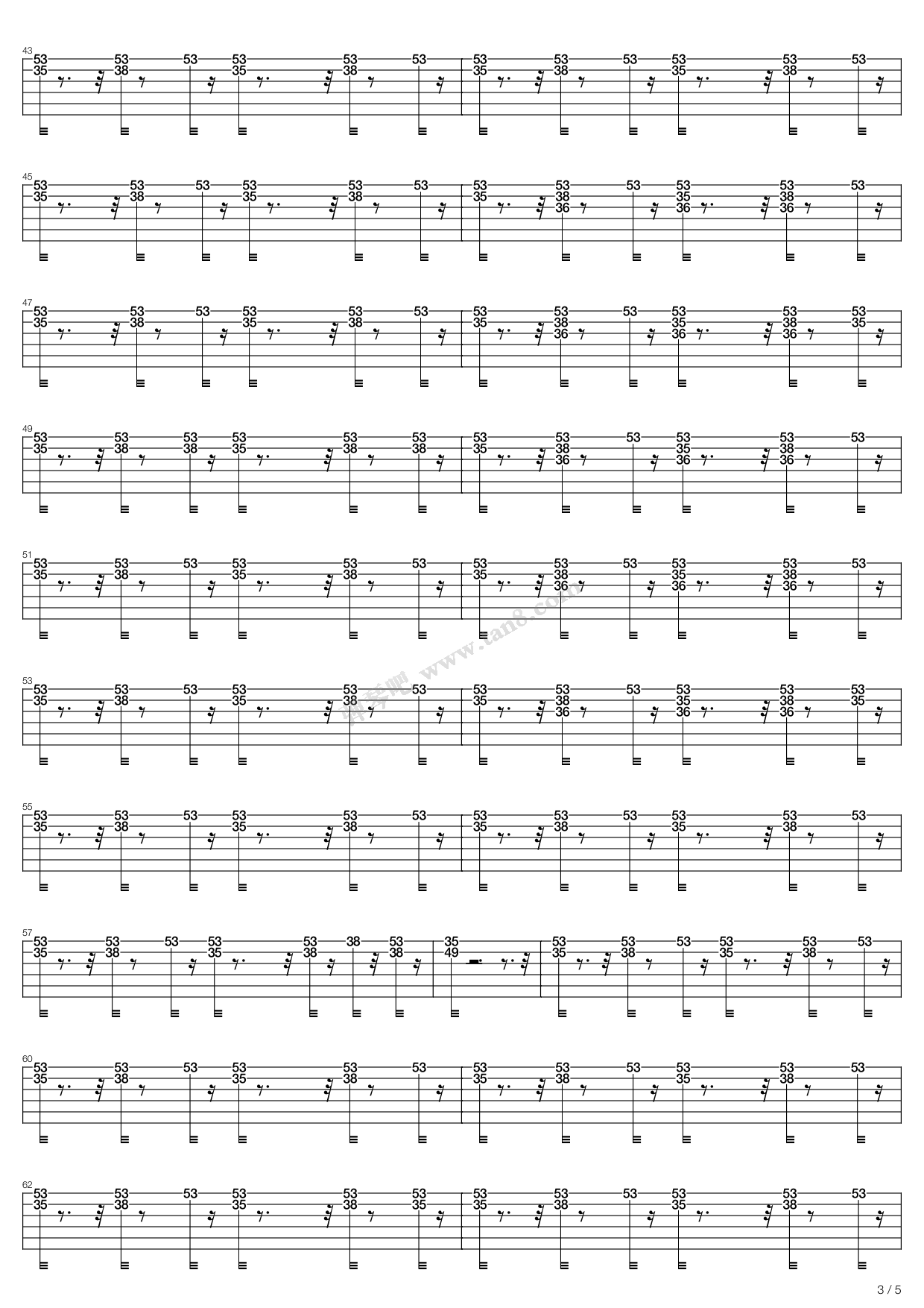 《Beatles (The)披头士乐队 - Beatles (The) - Another Girl》吉他谱-C大调音乐网