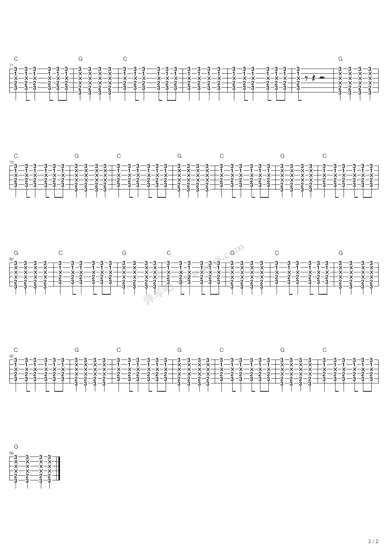 《Beatles (The)披头士乐队 - Love Me Do》吉他谱-C大调音乐网