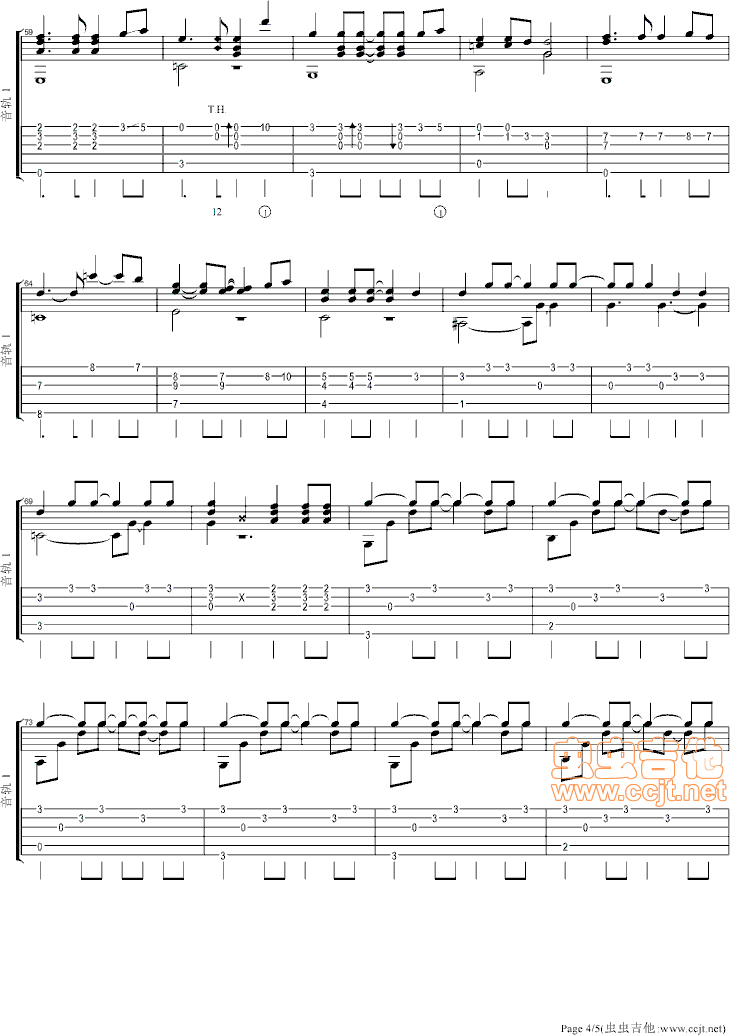 《clannad第一季op—メグメル（欢乐岛）》吉他谱-C大调音乐网