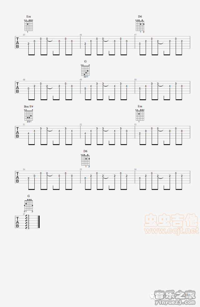 《你就要走了》吉他谱-C大调音乐网