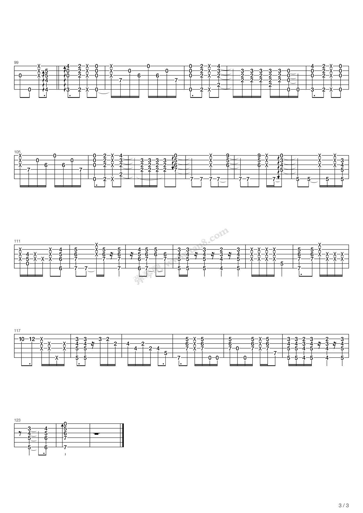 《Misty Night（10th Anniversary ）》吉他谱-C大调音乐网