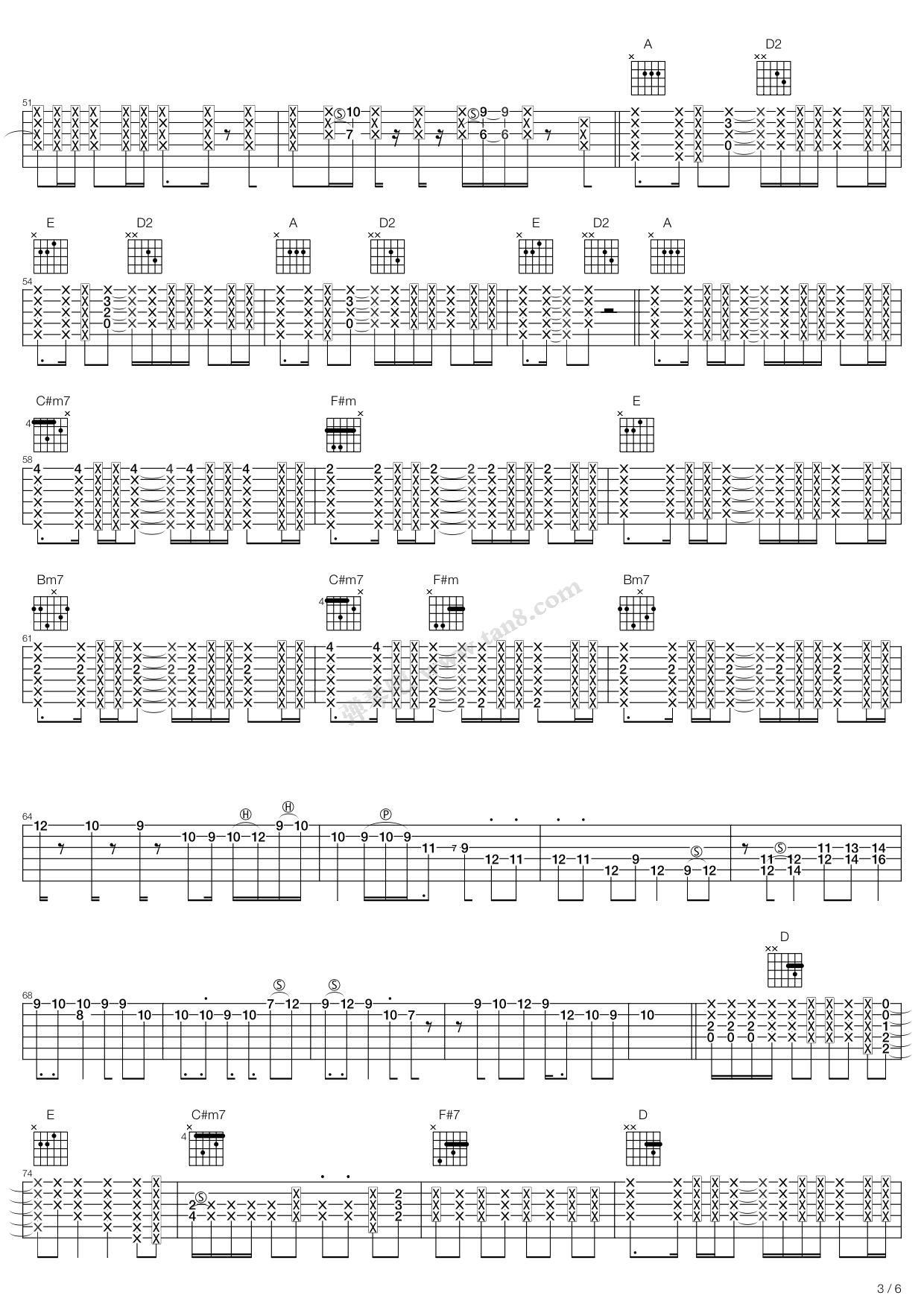 《Depapepe-Start_Depapepe（四琴）》吉他谱-C大调音乐网