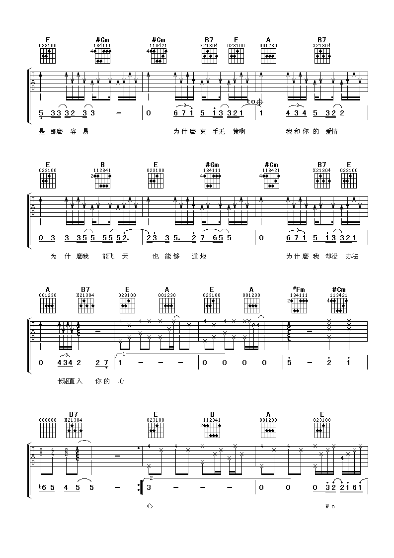 五月天《超人》吉他谱-C大调音乐网