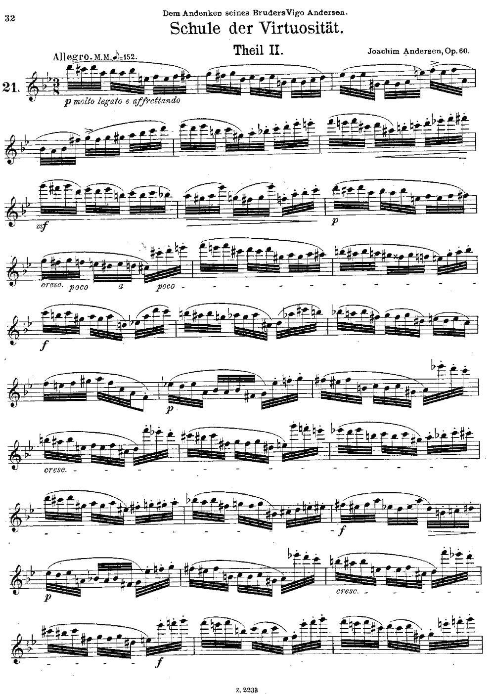 《Schule der Virtuosit?t. Op. 60（21）》吉他谱-C大调音乐网