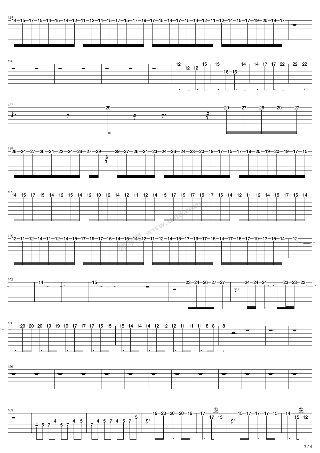 《Destiny》吉他谱-C大调音乐网