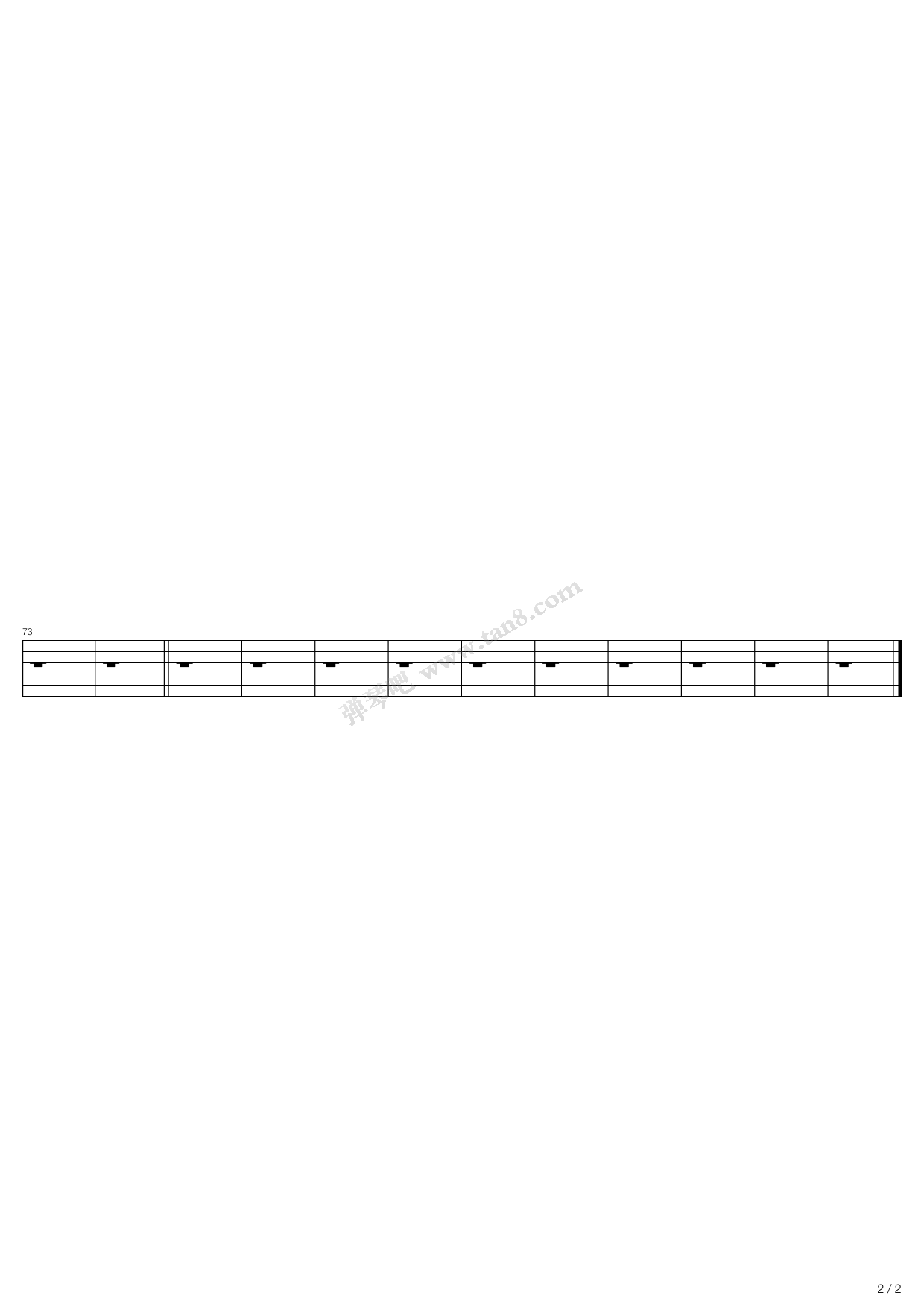 《My Sacrifice》吉他谱-C大调音乐网