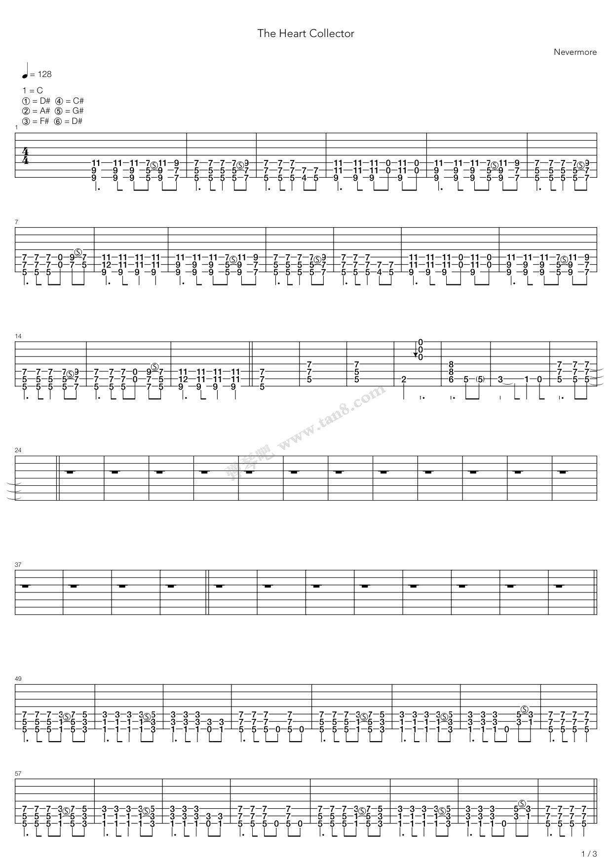 《The Heart Collector》吉他谱-C大调音乐网