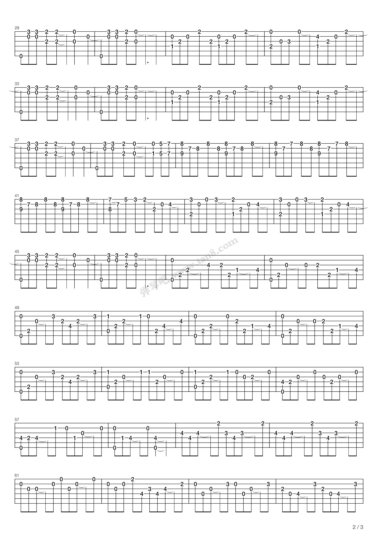 《我的野蛮女友 - 插曲 hands of time》吉他谱-C大调音乐网