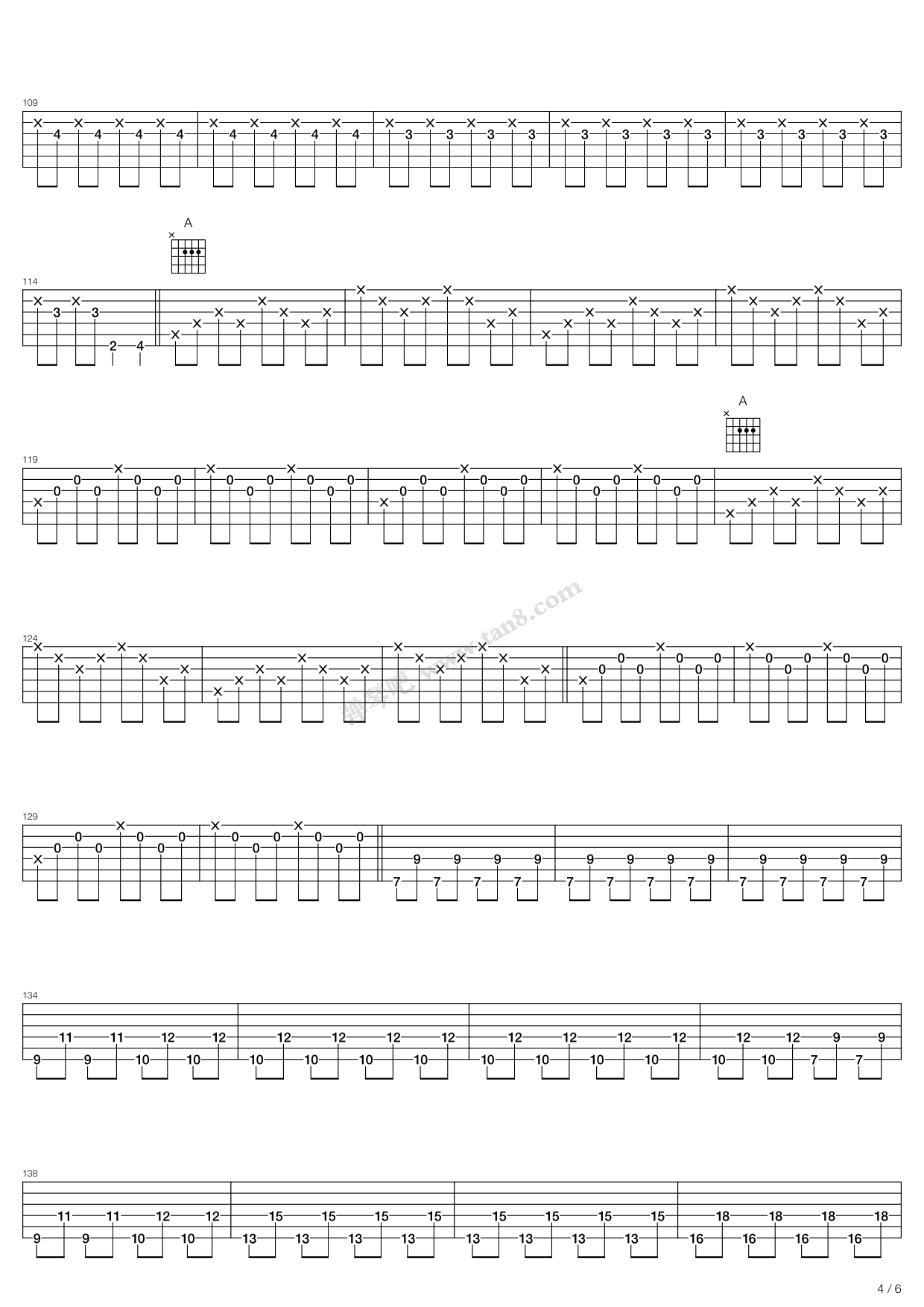 《Sing For Absolution》吉他谱-C大调音乐网