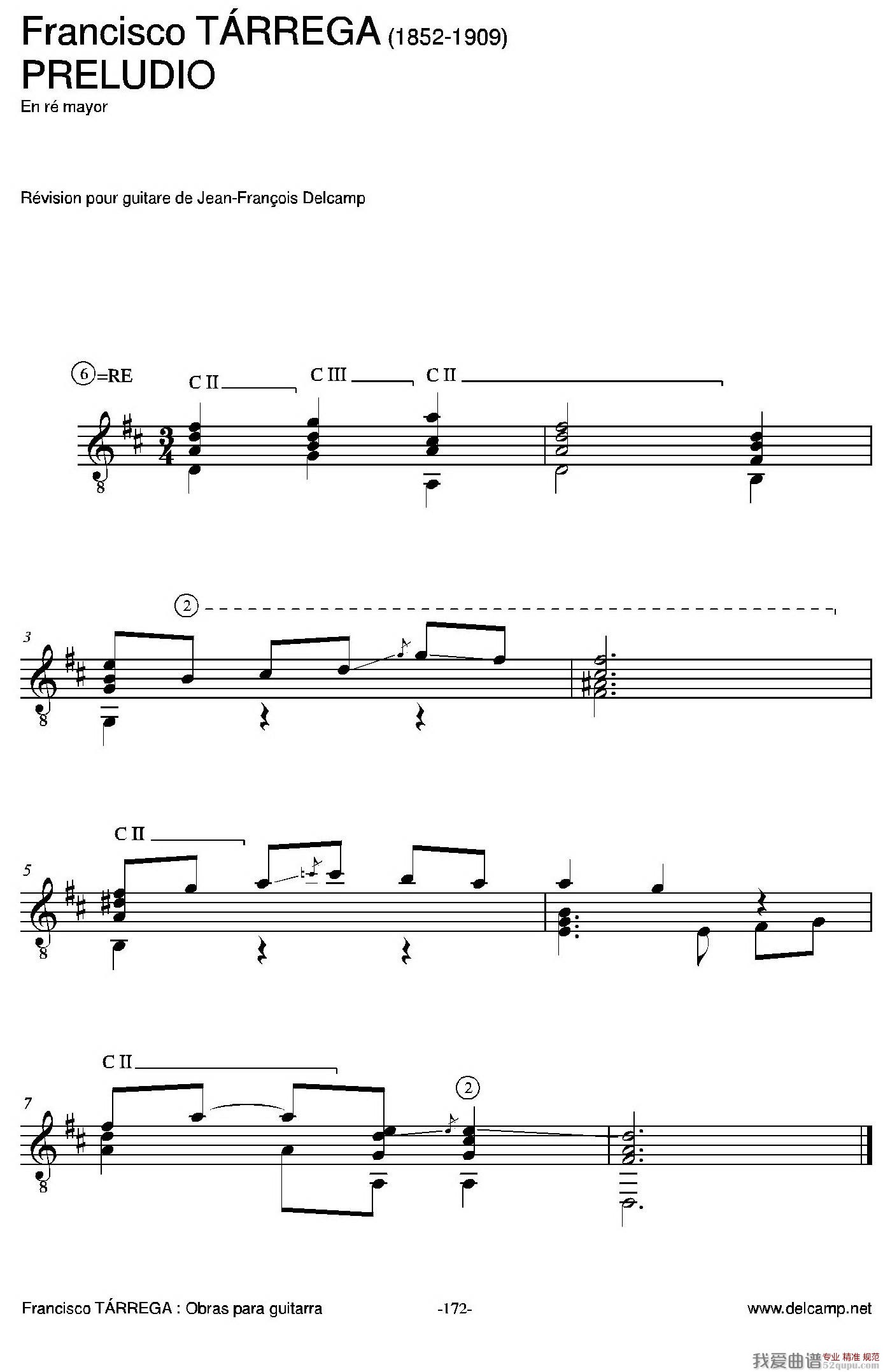 《《塔雷加作品全集》第10部分（古典吉他）》吉他谱-C大调音乐网