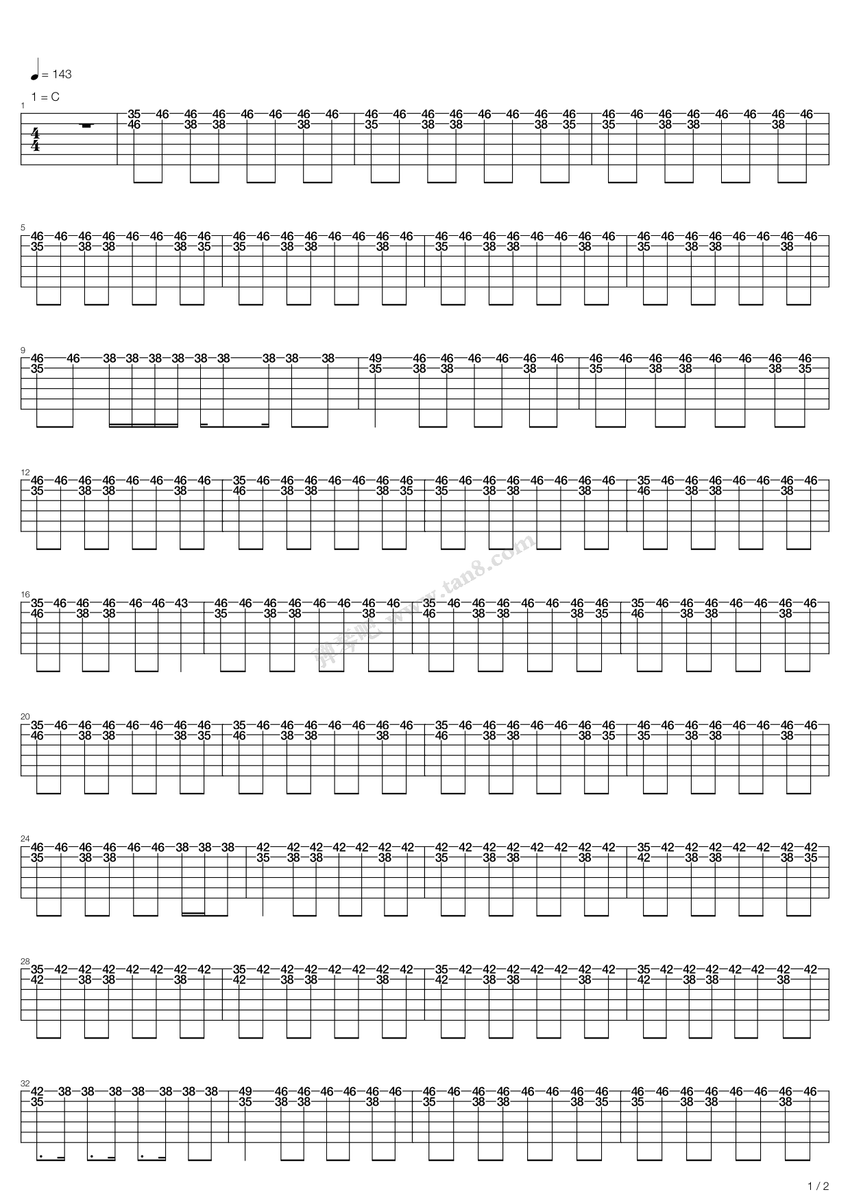 《Beatles (The)披头士乐队 - It Won_'T Be Long》吉他谱-C大调音乐网