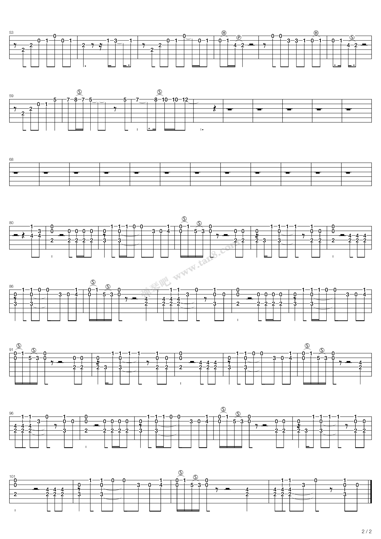 《Babylon》吉他谱-C大调音乐网