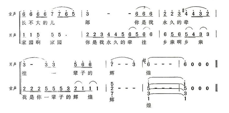 《远乡的故事-韩磊（电视剧《苍山如海 》主题歌简谱）》吉他谱-C大调音乐网