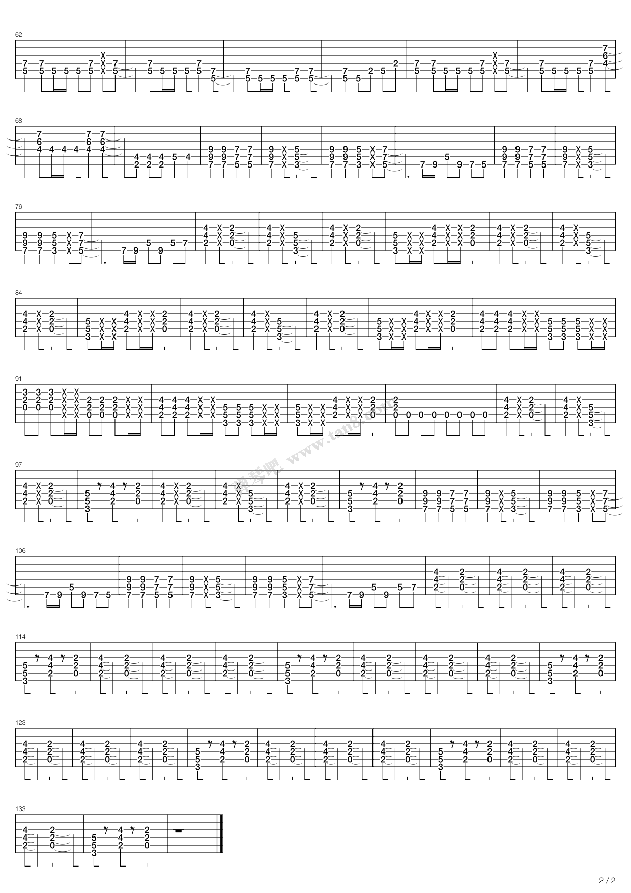《How Long》吉他谱-C大调音乐网