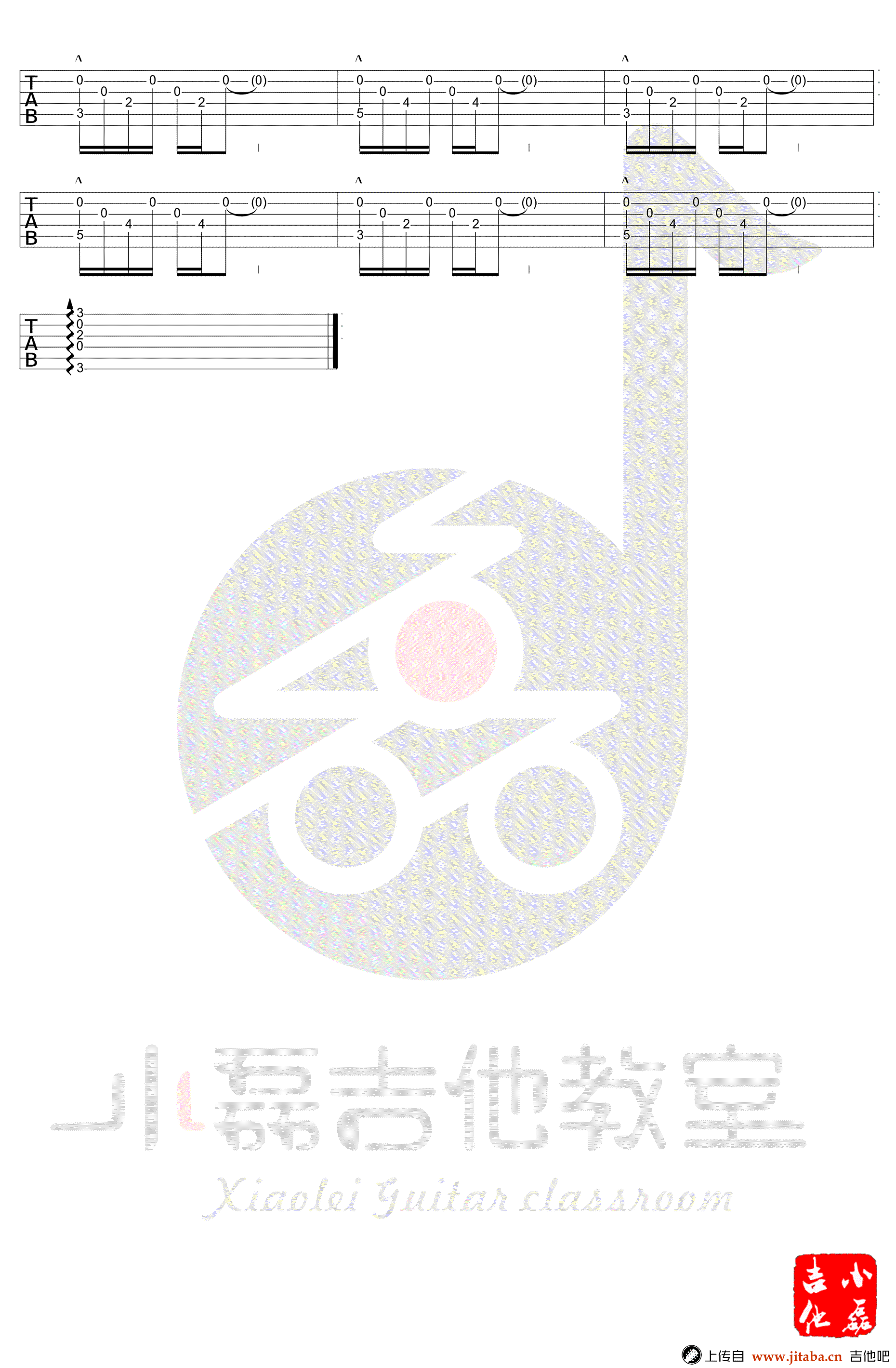 安和桥指弹谱_宋冬野《安河桥》吉他独奏谱_指弹教学视频-C大调音乐网