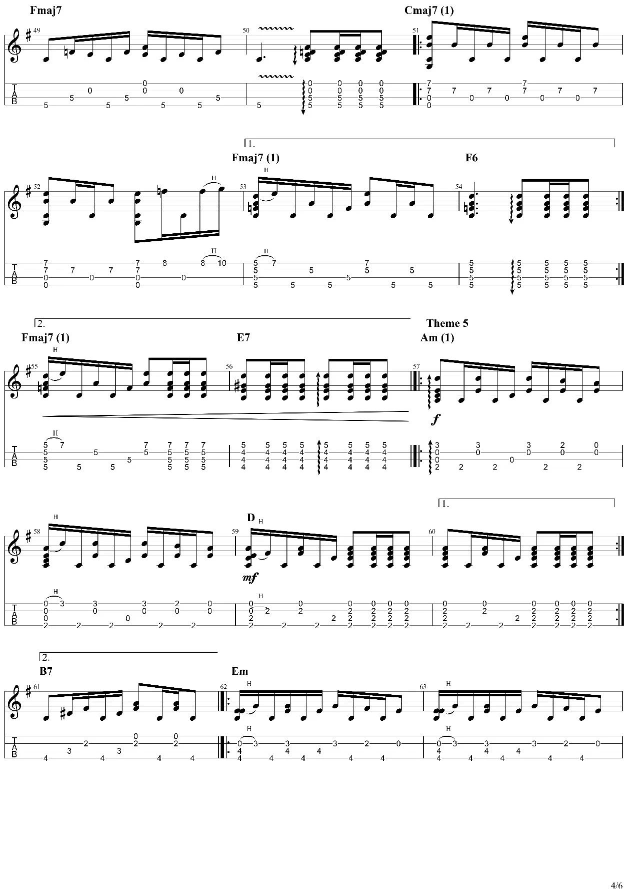 Taimane余音绕梁的天籁之声 《 Moon》 ukulele指弹曲谱-C大调音乐网