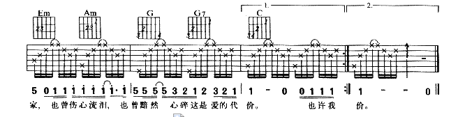 《爱的代价》张艾嘉-C大调音乐网