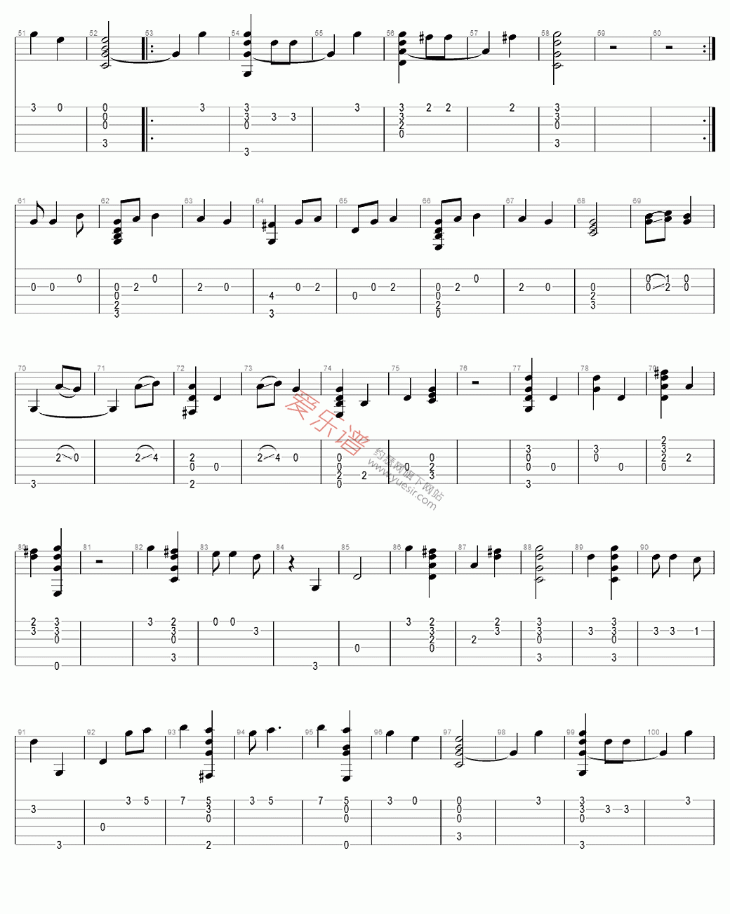 《尹美莱《Always(太阳的后裔)指弹版》》吉他谱-C大调音乐网