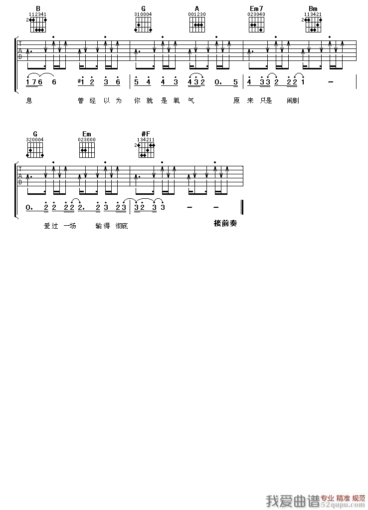 《张信哲《逃生》吉他谱/六线谱》吉他谱-C大调音乐网