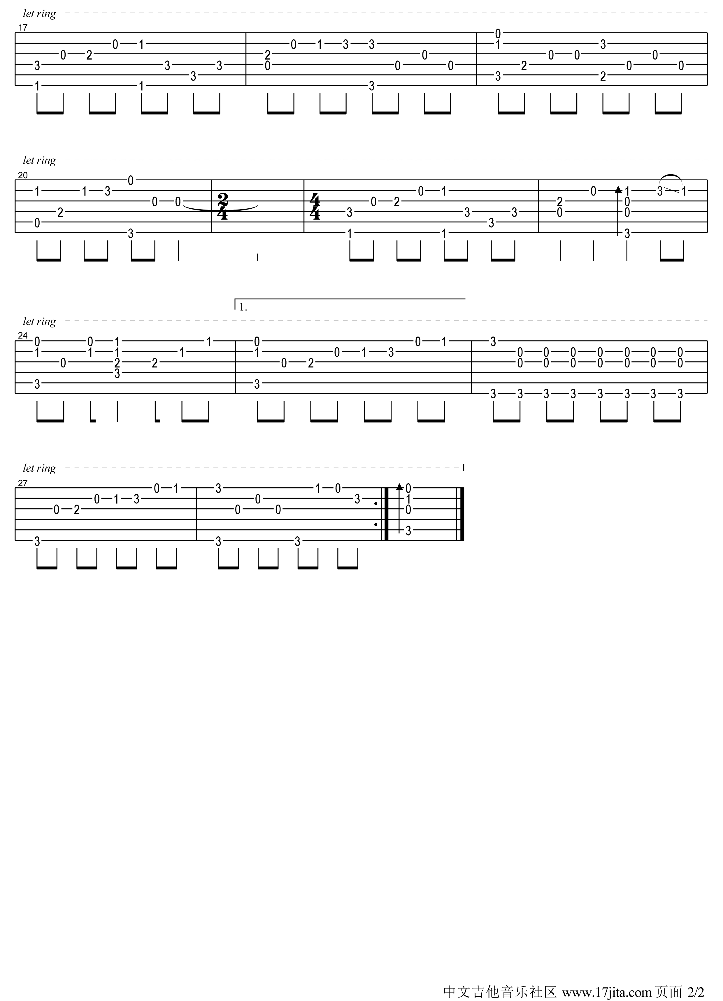 梁静茹 宁夏指弹吉他谱-C大调音乐网