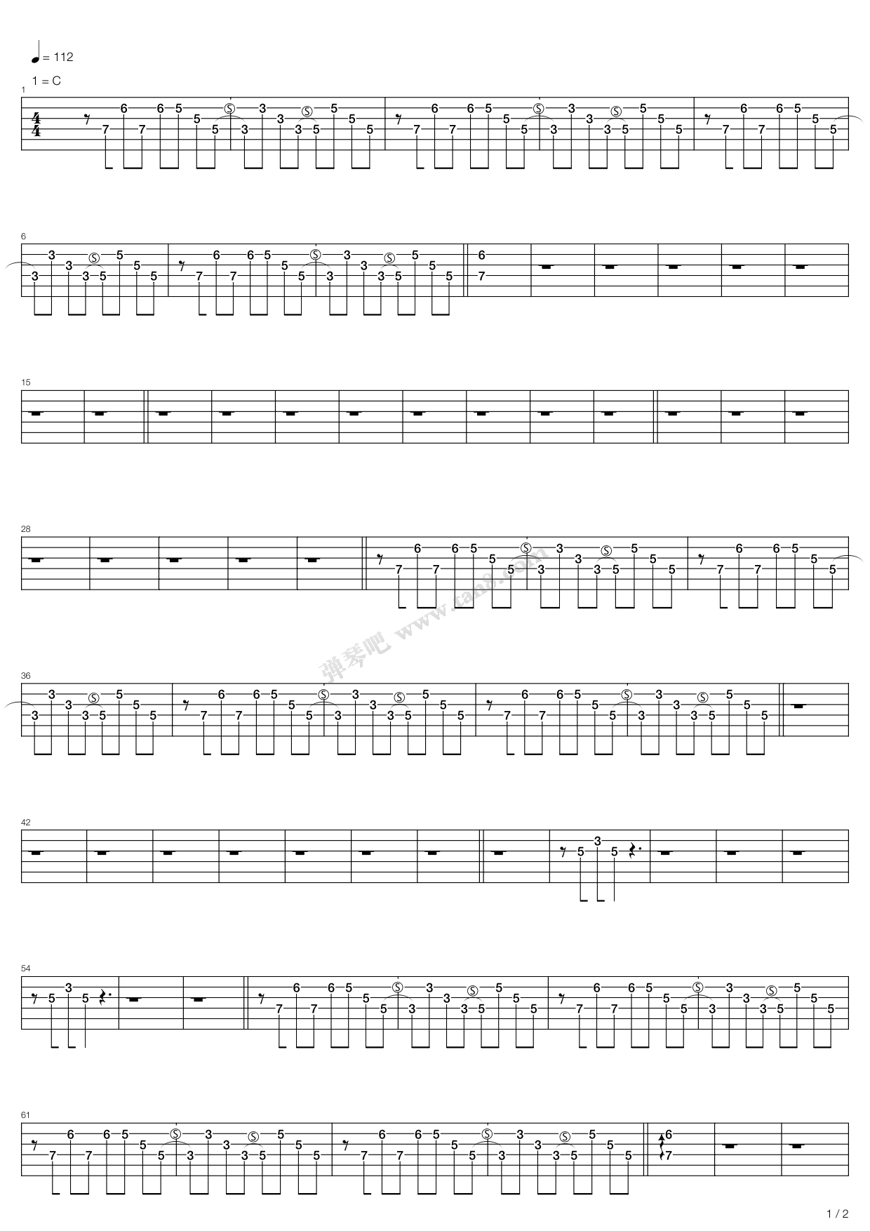 《Forever Tonight》吉他谱-C大调音乐网