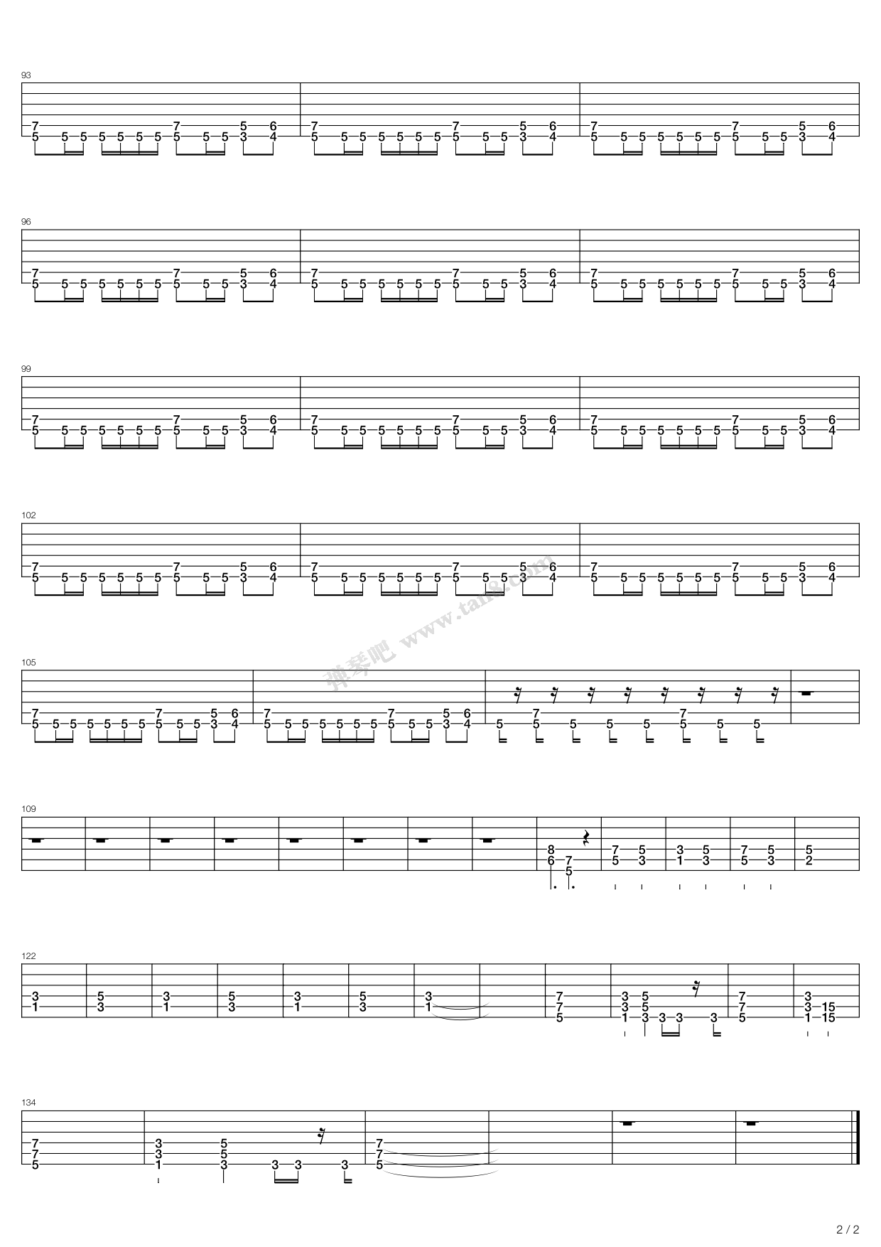 《魔法禁书目录OP1 - PSI-missing》吉他谱-C大调音乐网