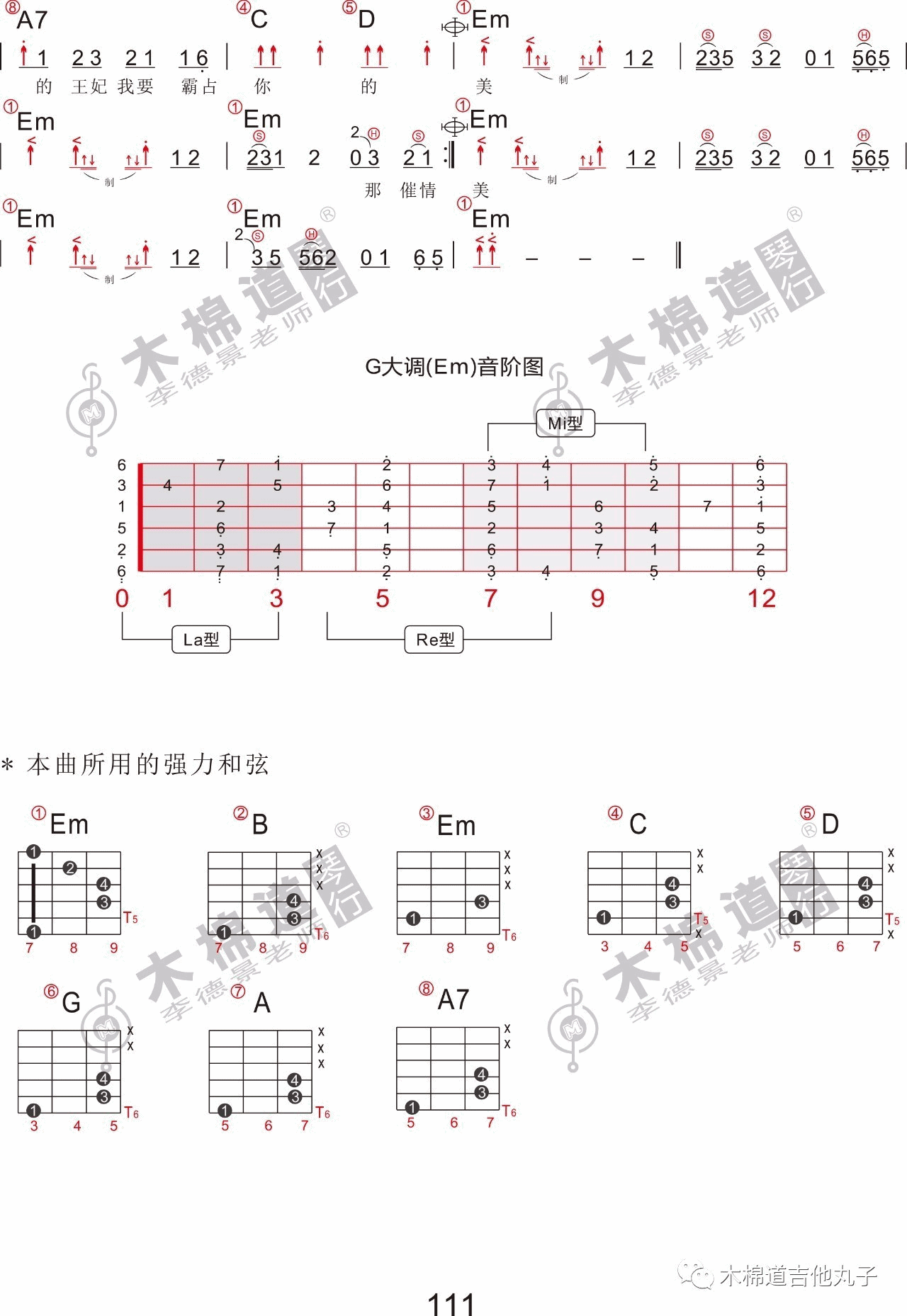 《萧敬腾《王妃》_流行指弹九级四合一》吉他谱-C大调音乐网