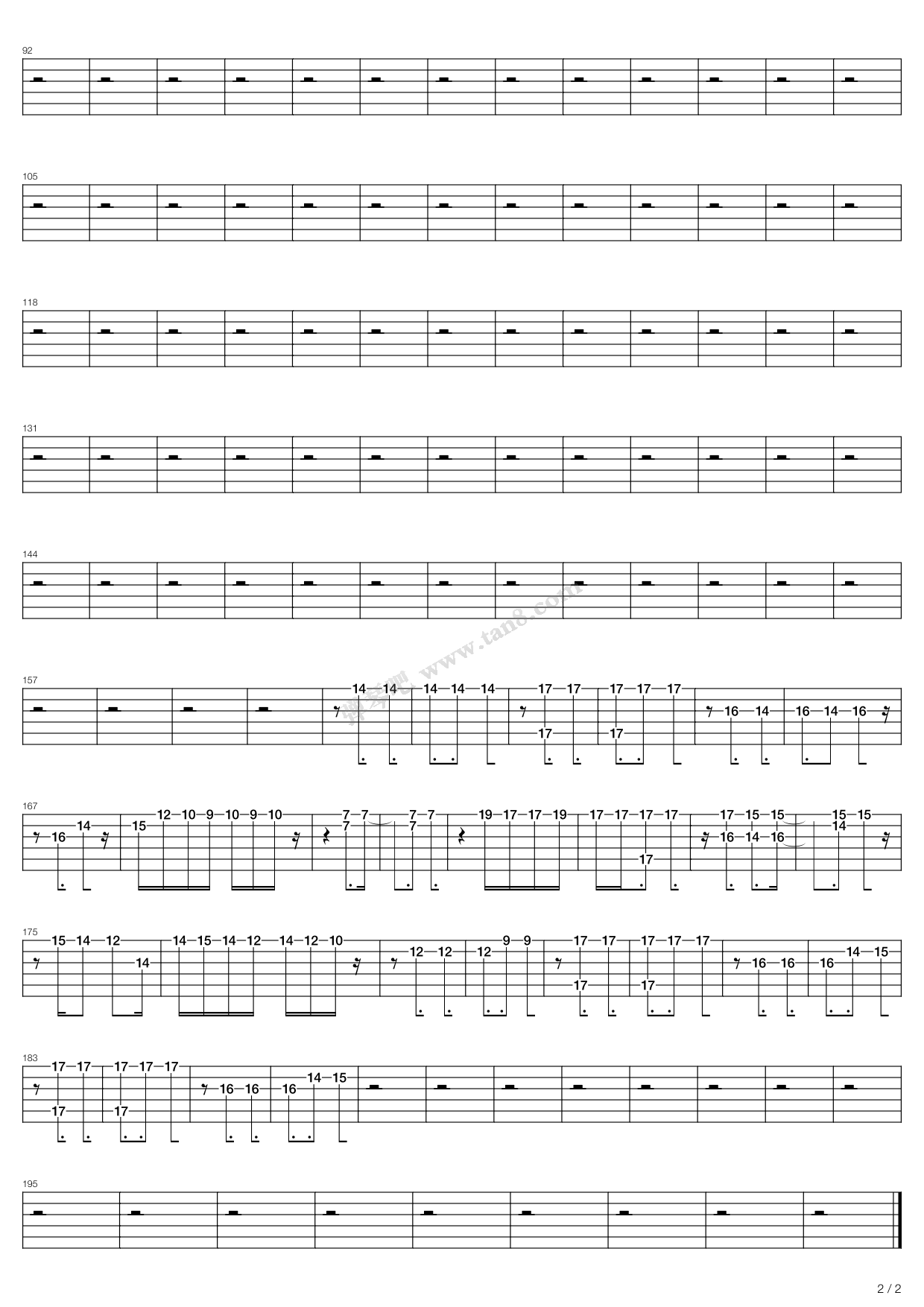 《Key Of The Twilight》吉他谱-C大调音乐网