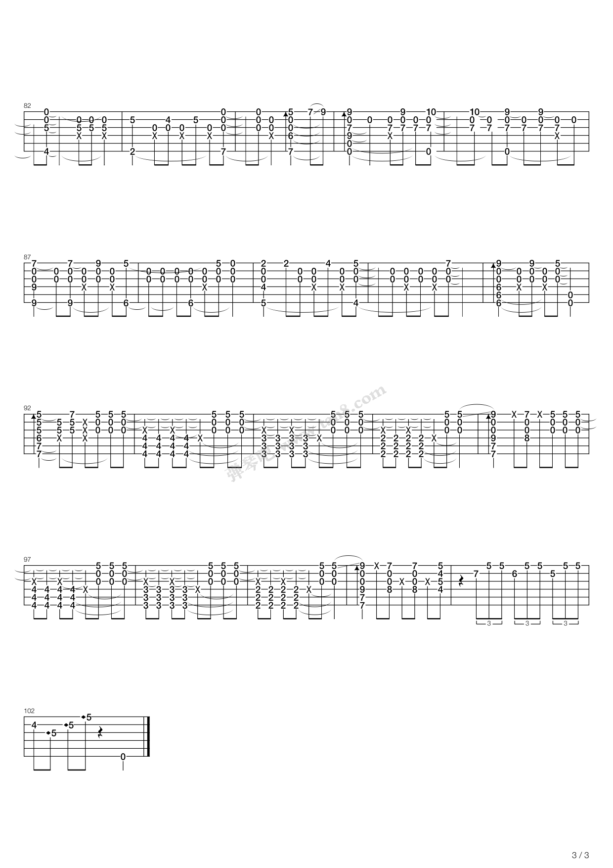 《Pink candy（10th Anniversary ）》吉他谱-C大调音乐网