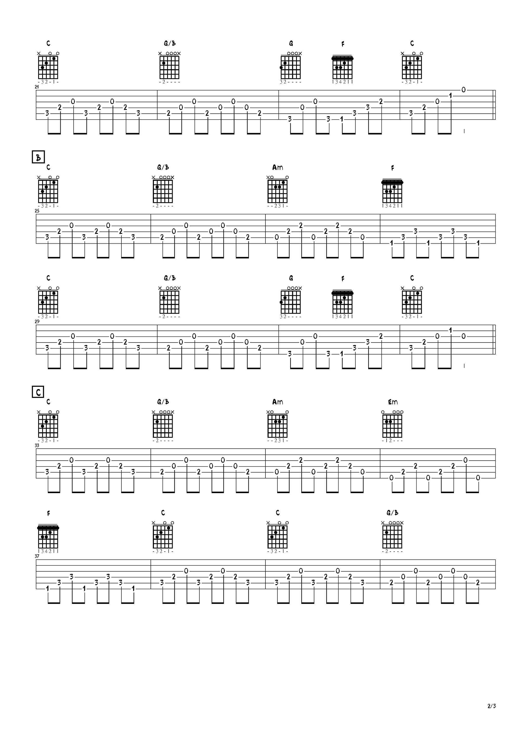 《朴树《那些花儿》零基础教学》吉他谱-C大调音乐网