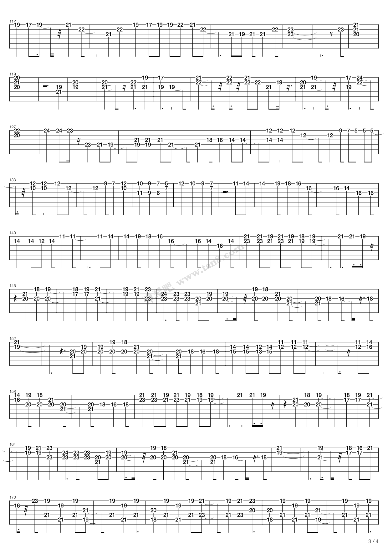 《終わりの世界から(自已经终结的世界)》吉他谱-C大调音乐网