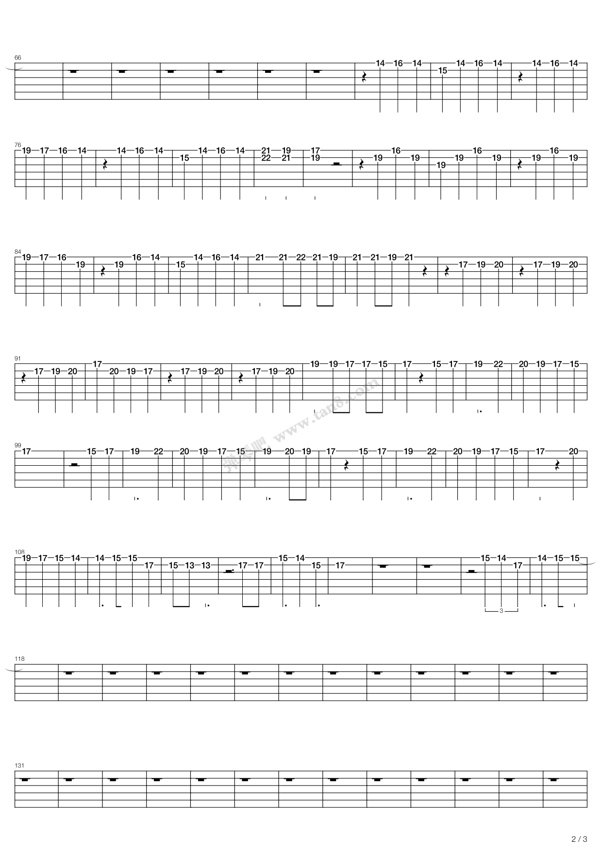 《Forever Free》吉他谱-C大调音乐网