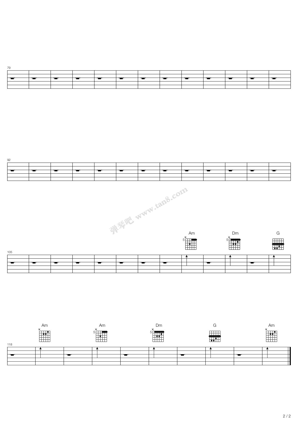 《夏炎 忆3》吉他谱-C大调音乐网