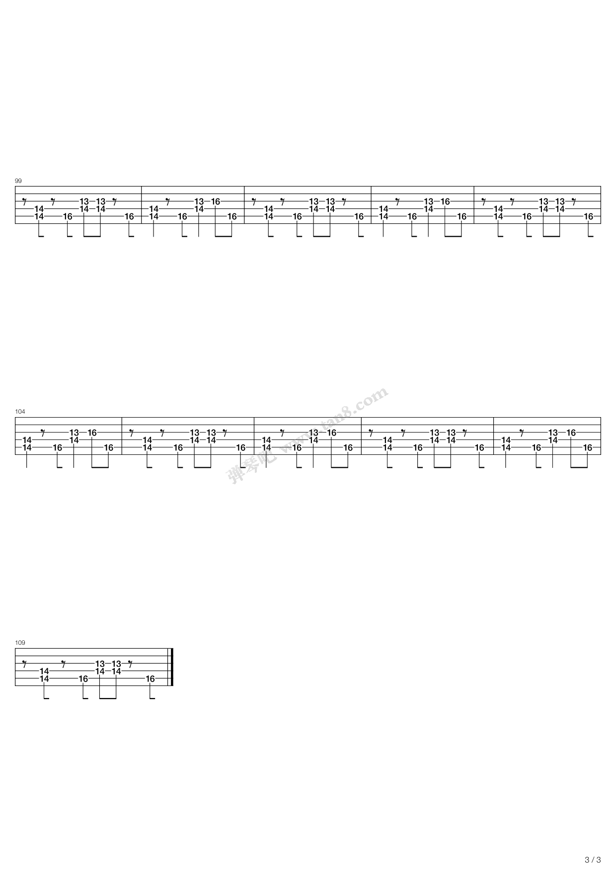 《Vultures》吉他谱-C大调音乐网