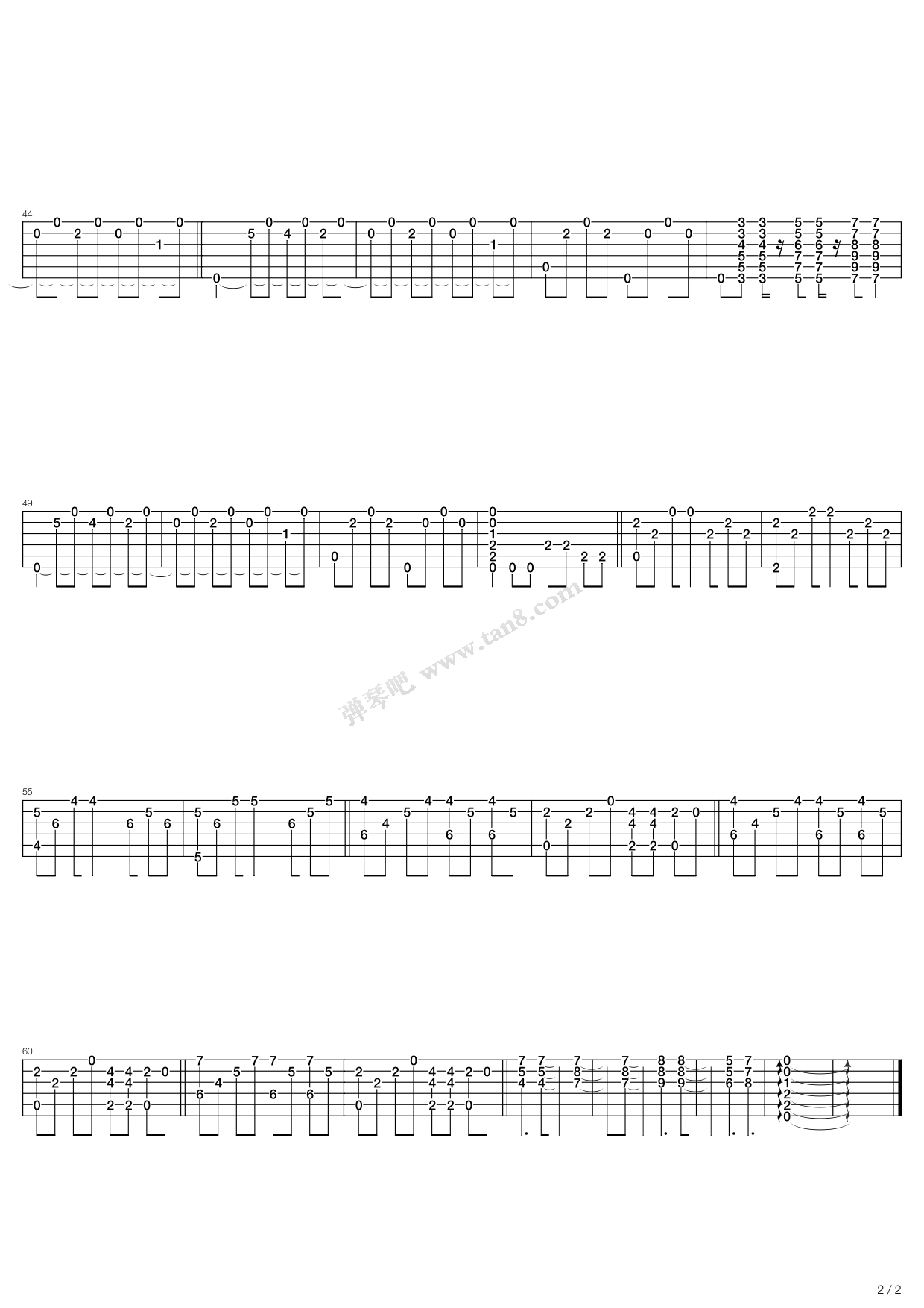 《Please Please Me》吉他谱-C大调音乐网