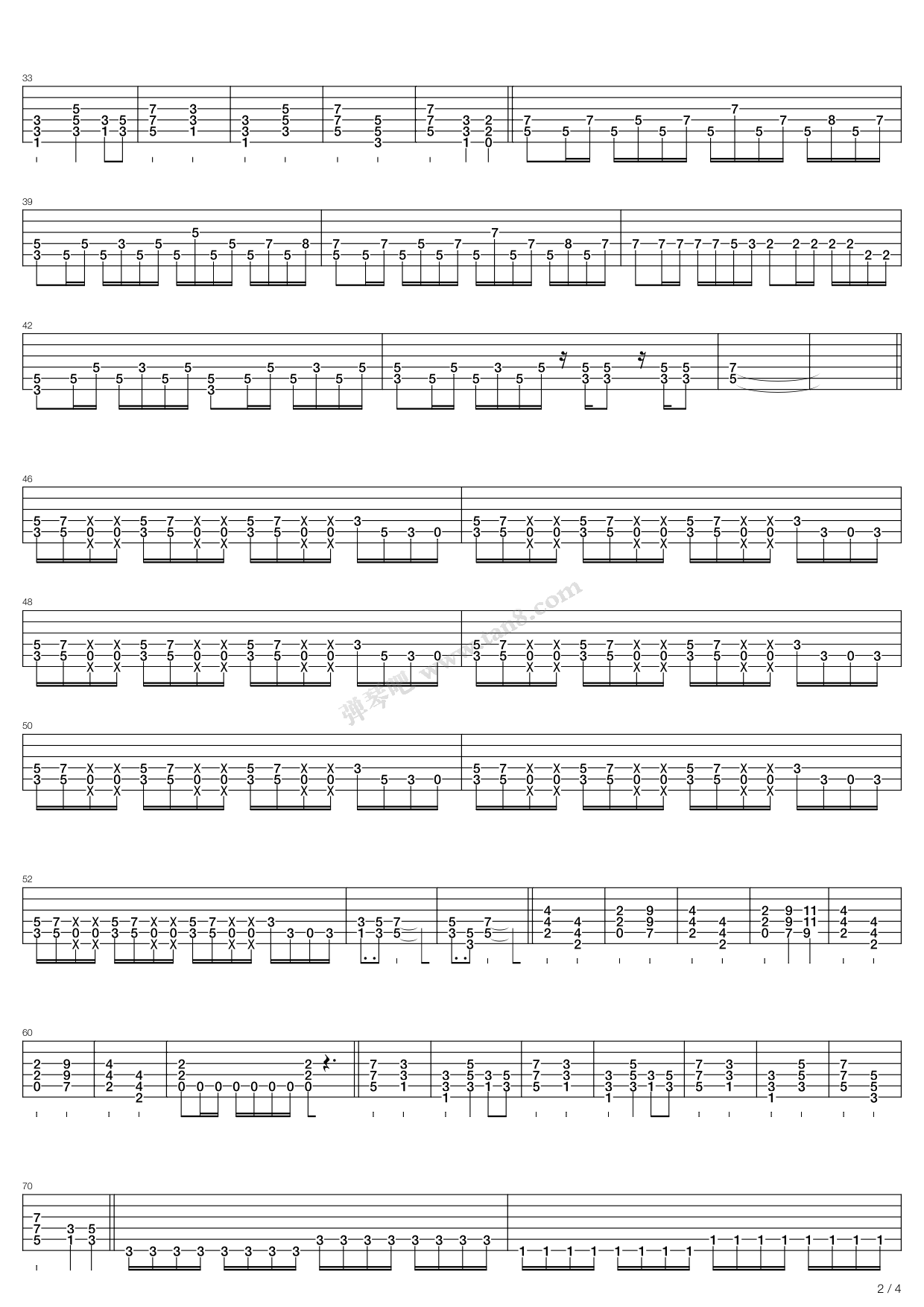 《Time To》吉他谱-C大调音乐网