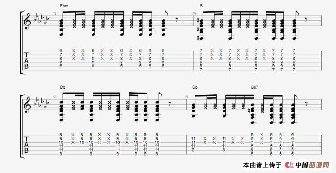 《CNBLUE 《孤独啊》吉他谱二》吉他谱-C大调音乐网