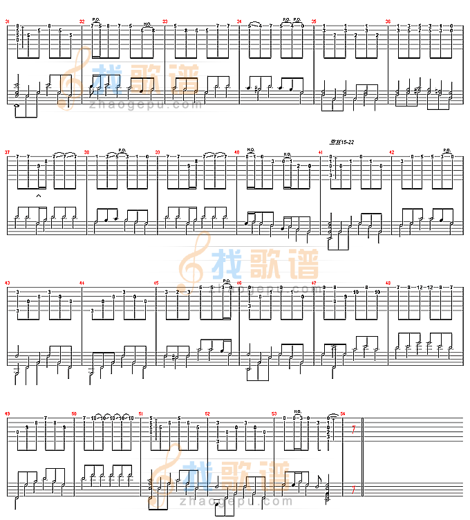 《镜中的安娜(完美单吉它版)吉他谱( GTP谱)》吉他谱-C大调音乐网