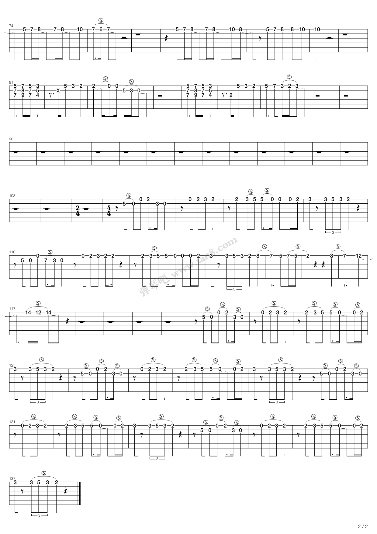 《Night Time Eclipse》吉他谱-C大调音乐网