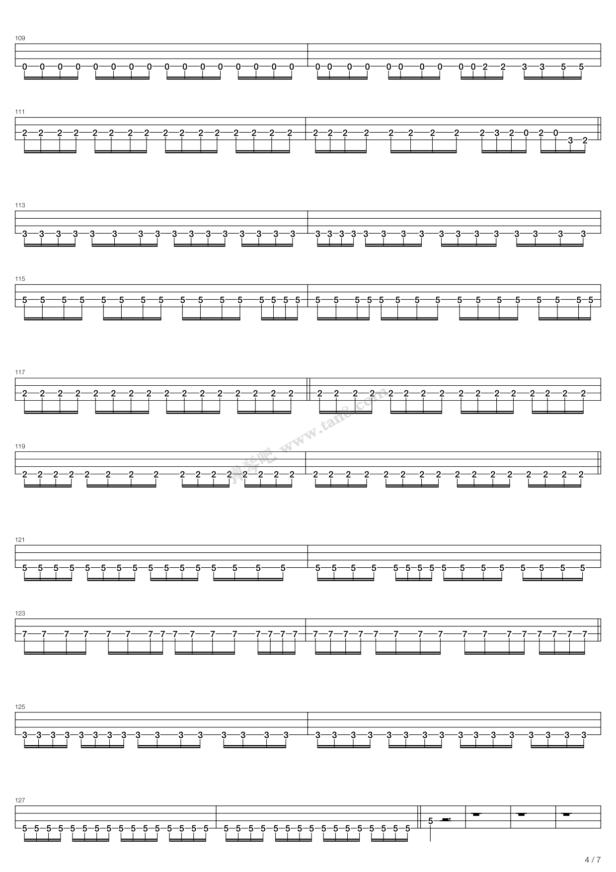 《Black Diamond》吉他谱-C大调音乐网