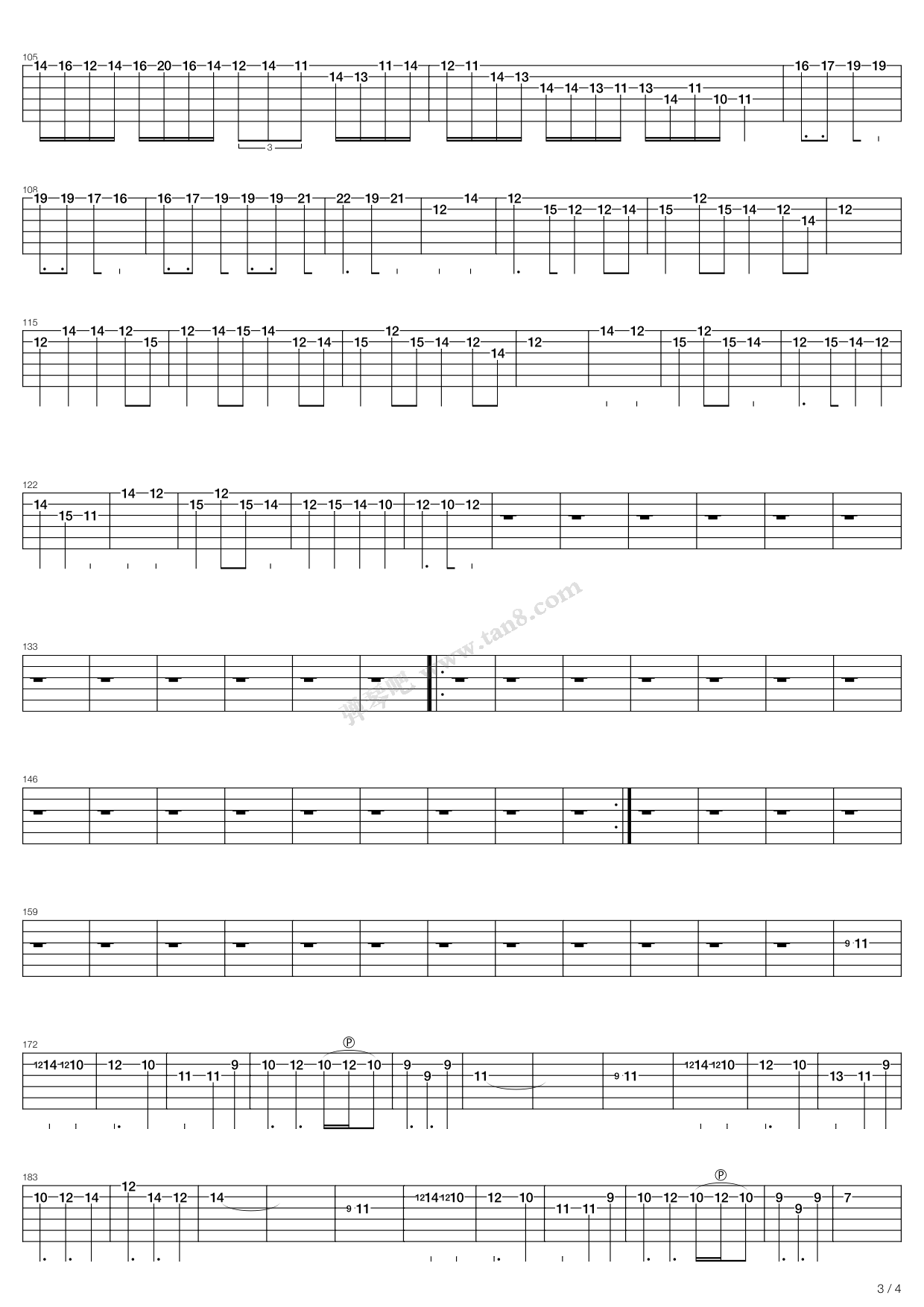 《Strangers In The Night》吉他谱-C大调音乐网