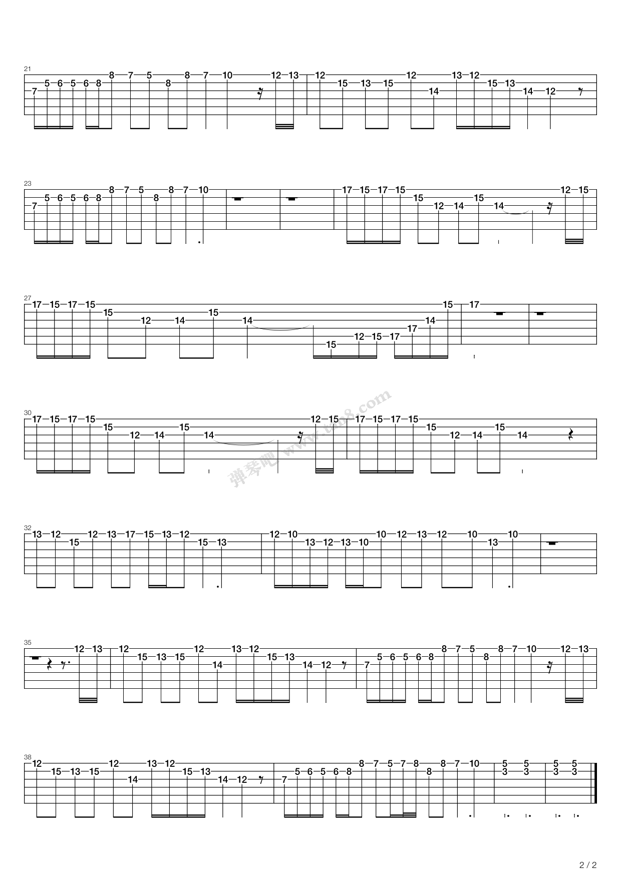 《Age Of Empires 2(帝国时代2) - Music 10》吉他谱-C大调音乐网