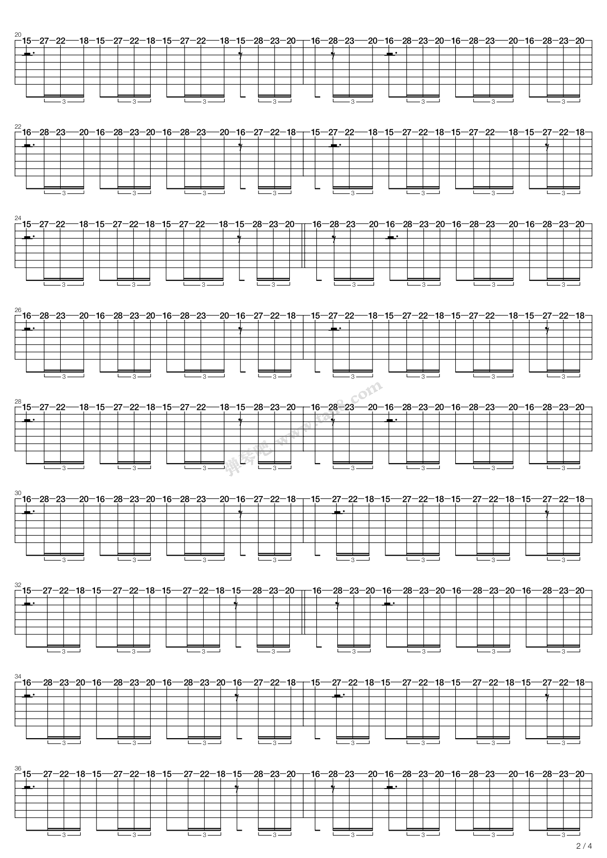 《Empire Ants》吉他谱-C大调音乐网