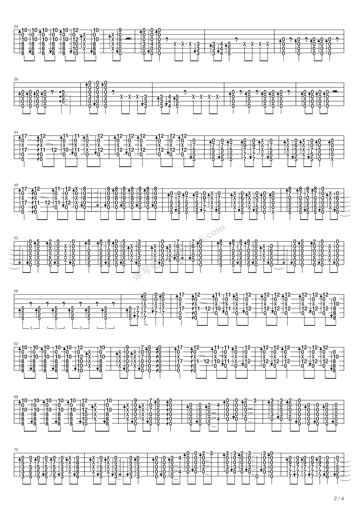 《Snappy（10th Anniversary ）》吉他谱-C大调音乐网