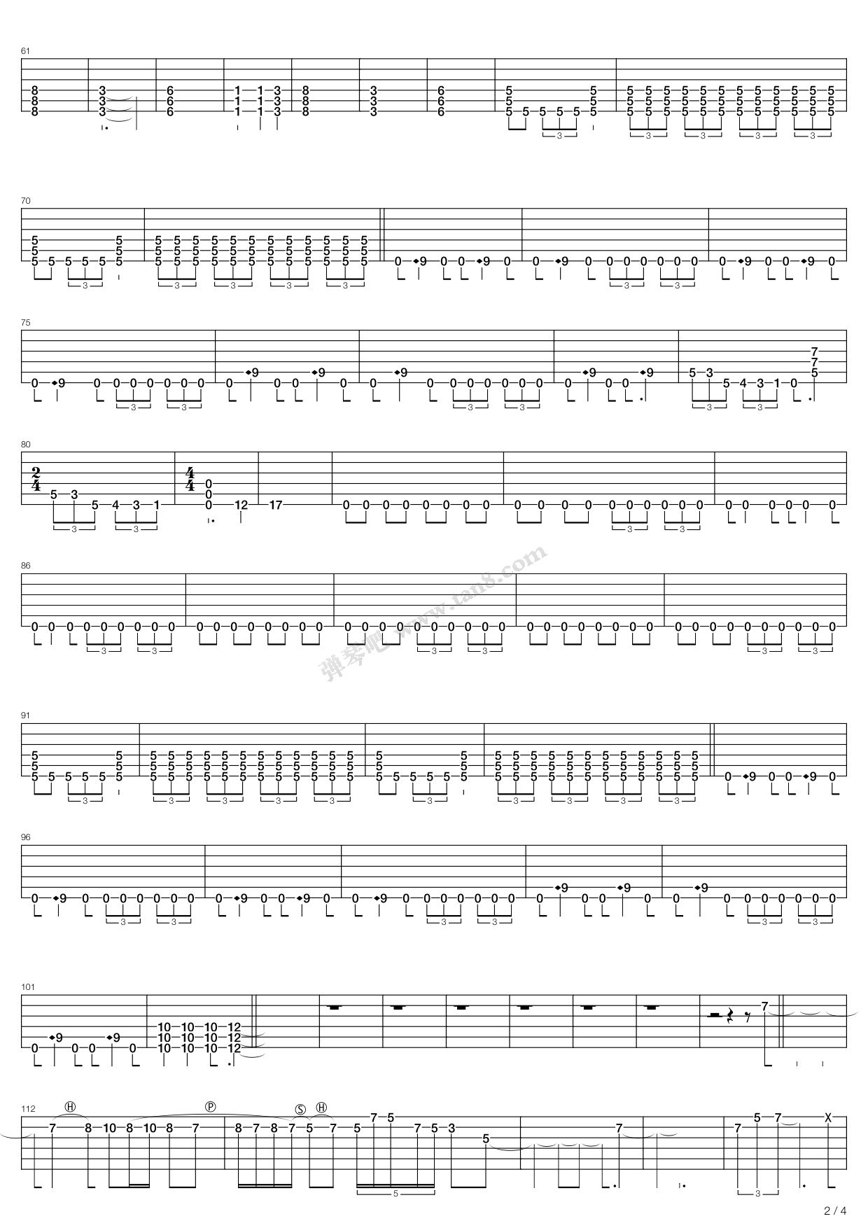 《Loudness》吉他谱-C大调音乐网