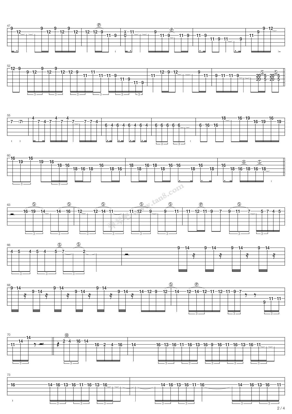 《The Crying Machine live 分析》吉他谱-C大调音乐网