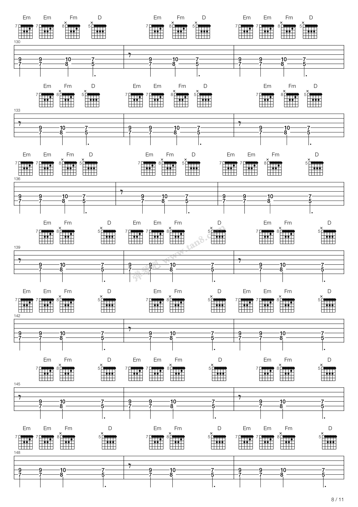 《轻音少女(K-ON) - Don't say lazy》吉他谱-C大调音乐网