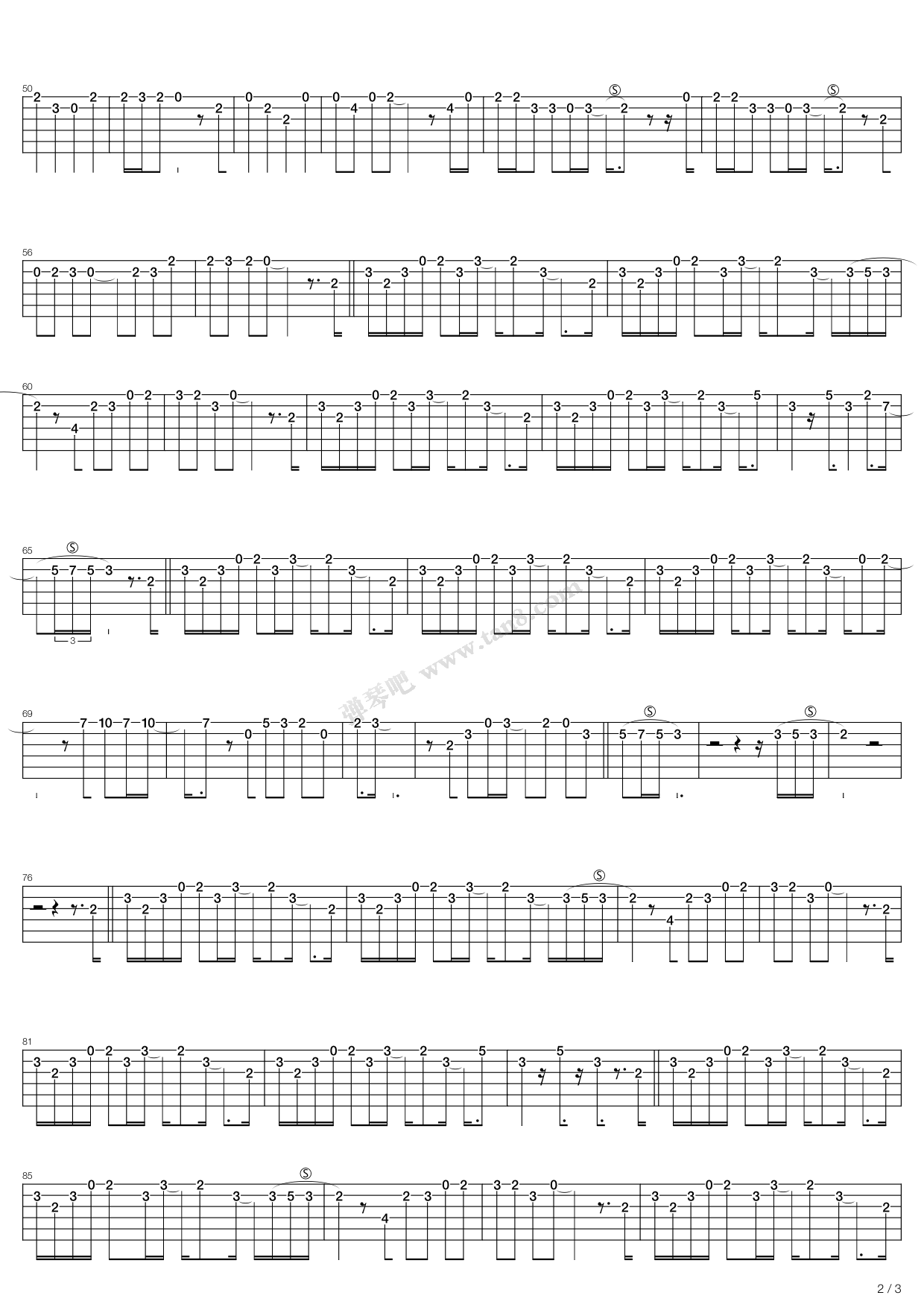 《Cross Road》吉他谱-C大调音乐网