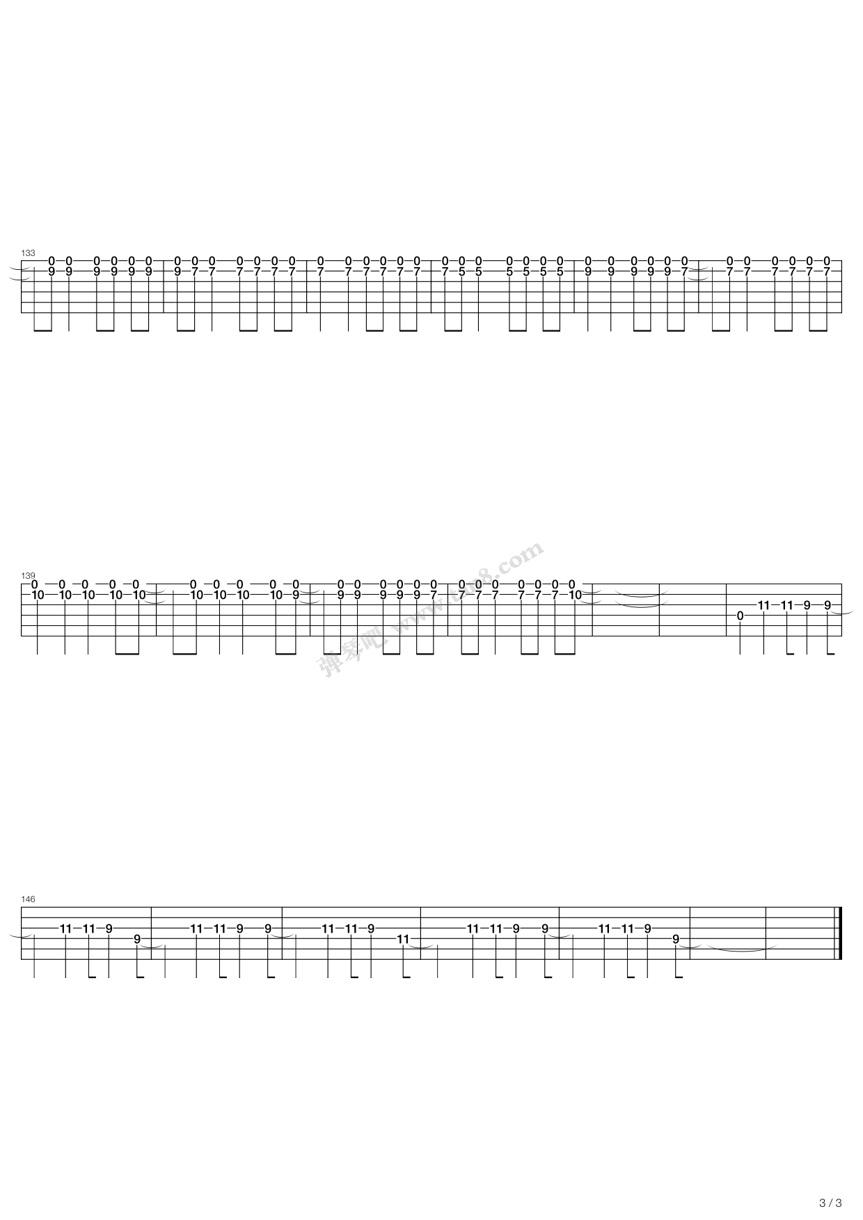ukulele 譜 – Chouzy